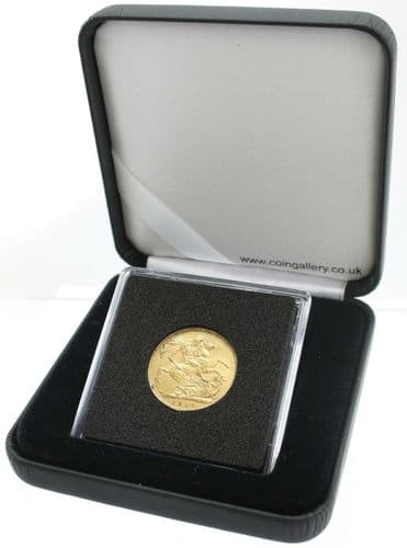 Coin Collectors Sovereign Coin Storage QUADRUM Capsule with Deluxe Display Case