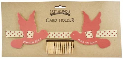 East of India Dove Greeting Card Holder