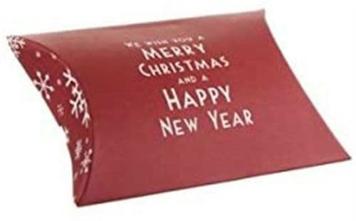 East of India We wish you a Merry Christmas Pillow Giftbox