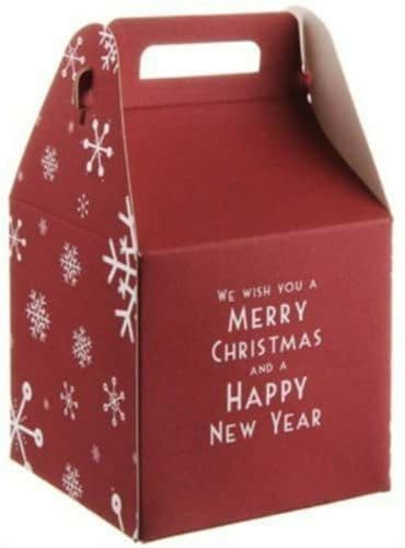 East of India We Wish You A Merry Christmas Square Giftbox