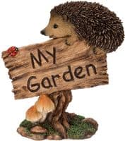 Hedgehog Resin Indoor and Outdoor Ornament Vivid Arts