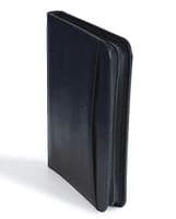 Kurt Lighthouse Grande banknote album with 5 pages zipped black faux leather