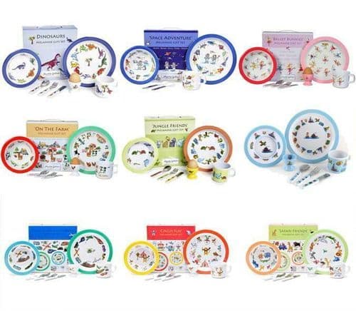 Martin Gulliver Children 7 Piece Melamine Dining Set