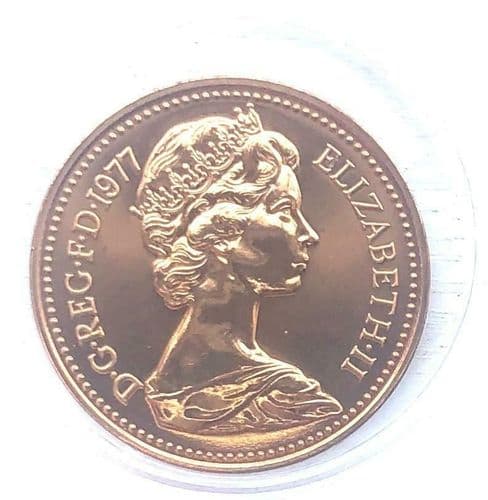 One Penny 1p Proof Coin from Years 1971 - 2013 in Lighthouse Capsules