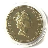 One Pound £1 Proof Coins From Years 1983 - 2013 in Lighthouse Capsule