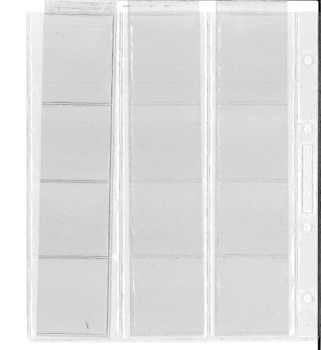 Pack of 10 Coingallery Insignia 12 Pocket Decimal Collectors Coin Album Pages