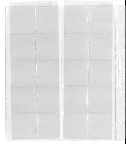 Pack of 10 Coingallery Insignia 20 Pocket Decimal Collectors Coin Album Pages