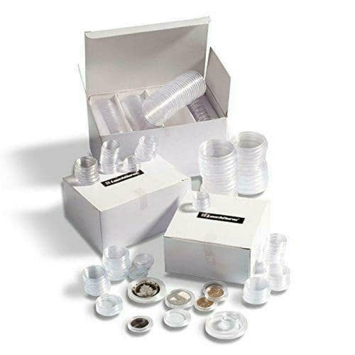 Pack of 50 Original LIGHTHOUSE Coin Capsules Sizes 14-41mm