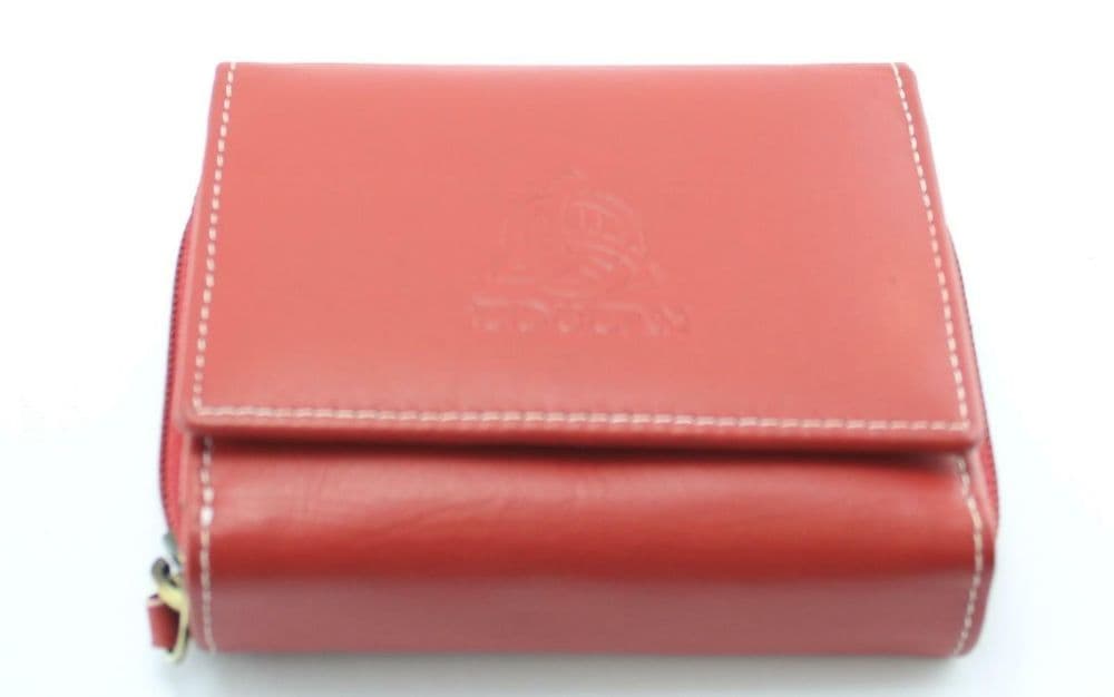 Toucan of Scotland Genuine Leather Ladies Stubby Female Coin Credit Card Purse