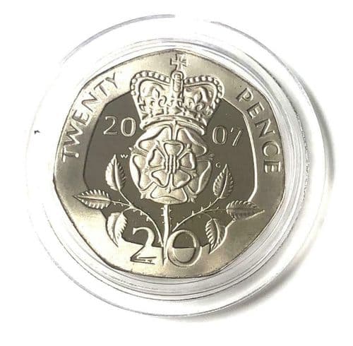 Twenty Pence 20p Proof Coins From Years 1982 - 2013 in Lighthouse Capsule