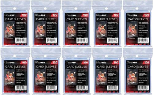 Ultra-Pro Clear Standard Size Soft Sleeves x 1000