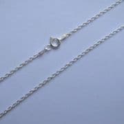 14"/36cm 1.5mm Sterling Silver Prince of Wales Chain