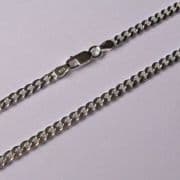 18" 46cm 3.5mm thick Sterling Silver curb Chain 10.7g