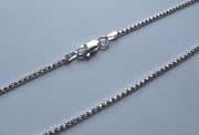 18 Inch/46 cm 1.4mm Thick Sterling Silver Medium Popcorn Chain