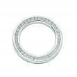18ct white Gold 0.5ct Diamond set eternity circle pendant