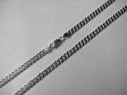 20" 51cm 5.5mm thick Sterling Silver curb Chain 24.8g