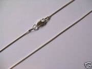 20 Inch 51cm 0.9mm Thick Sterling Silver Snake Chain