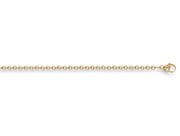 24" 61cm 2.6mm 9ct gold round link Belcher chain 9.8g