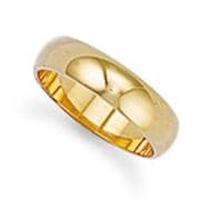 5mm thick 9ct Gold Ultra Lightweight D shape profile Wedding Ring 2.5g Sizes I-Z