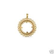 Gold Coin Pendant Mounts