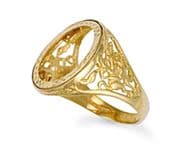 Gold Coin Rings