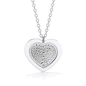 J-Jaz Heart Pendant with 18