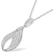 J-Jaz Micro Pave Fancy Cz Pendant with 18" Chain #4
