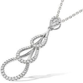 J-Jaz Micro Pave Fancy Cz Pendant with 18