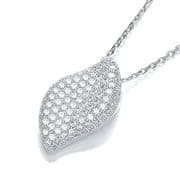 J-Jaz Micro Pave' Fancy Pendant Cz with 18" Chain #2