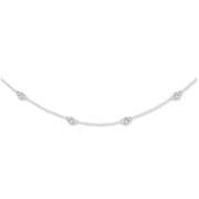 Ladies 7" triple link sterling silver belcher bracelet 3.3g