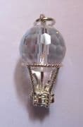 Sterling Silver Austrian Crystal Balloon Charm
