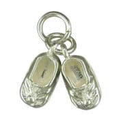 Sterling Silver Baby shoes Charm