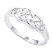 Sterling silver celtic knot ring