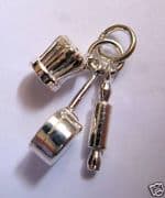 Sterling Silver food and drink themed charms