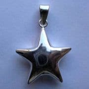 Sterling Silver Hollow Star Pendant