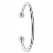 Sterling silver Ladies plain 5mm thick torque Bangle 35g