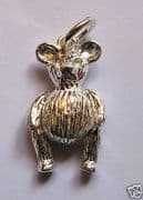 Sterling Silver Moveable Teddy Bear Charm