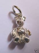 Sterling Silver Teddy Bear Charms