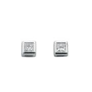 White Gold Diamond Earrings