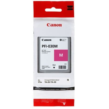 Canon PFI-030M Magenta Ink Cartridge 55ml for Canon TA-20 Canon TA-30 printer range