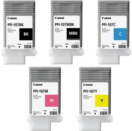 Canon PFI-107SET 5 ink tanks Multipack