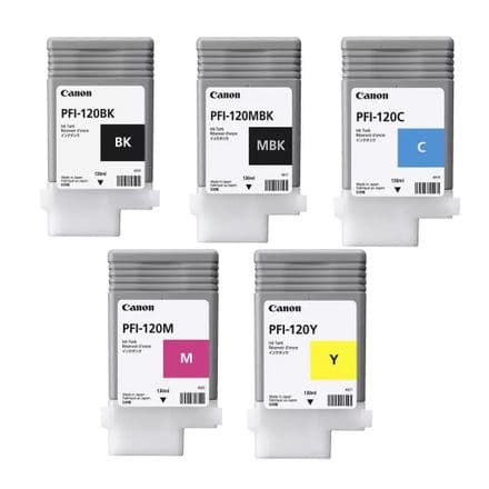 Canon PFI-120SET 5 ink tanks Multipack