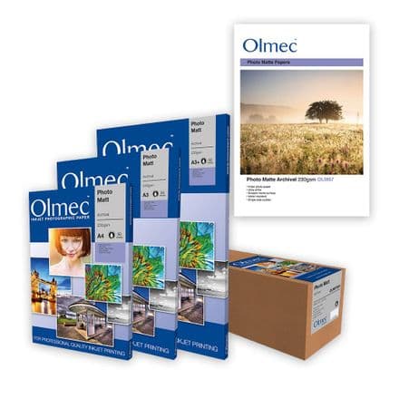 Olmec Photo Archival Matt Paper A2 x 100sh 230gsm OLM 67