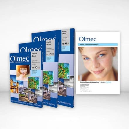 Olmec Photo Gloss Lightweight A3 x 100sh 190gsm OLM 62