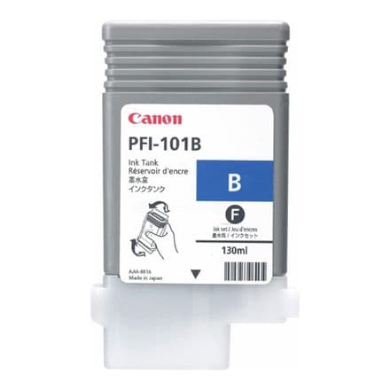PFI-101B Blue Ink Cartridge Canon 130ml PFI101B 0891B001AA