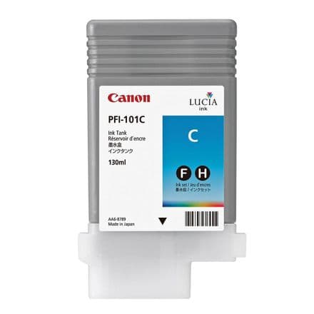 PFI-101C Cyan Ink Cartridge Canon 130ml PFI101C 0884B001AA