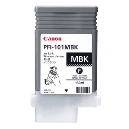 PFI-101MBK Matte Black Ink Cartridge Canon 130ml PFI101MBK 0882B001AA