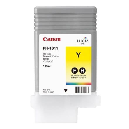 PFI-101Y Yellow Ink Cartridge Canon 0886B001AA PFI101Y