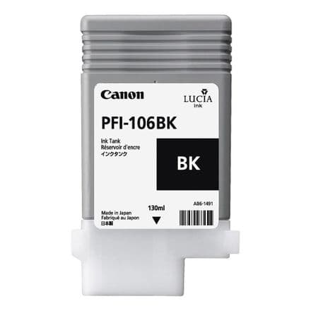 PFI-106BK Black Ink Cartridge Canon 6621B001AA