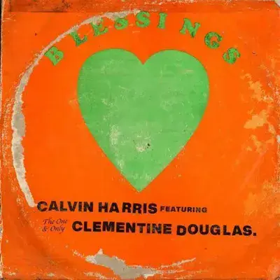 CALVIN HARRIS Feat. Clementine Douglas 'BLESSINGS' Crystal Clear Coloured 12